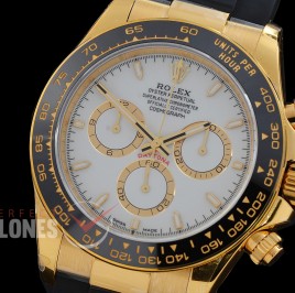 0 0 0 0 0 0 RLDF-126518-101RW QF 904L Steel Daytona 126518LN YG/CER/RU White Sticks 4131 Superclone - 72 Hours Power Reserve Movement / Extra Weighted