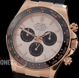 0 0 0 0 0 0 RLDFR-126515-106RW QF 904L Steel Daytona 126515LN RG/CER/RU Rose Gold Sticks 4131 Superclone - 72 Hours Power Reserve Movement / Extra Weighted
