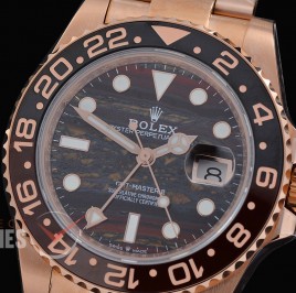 0 0 0 0 0 0 0 0 RLGFR00988 BP GMT II 126715CHNR RG/RG/Oyster Tiger Iron A-2813 CHS 