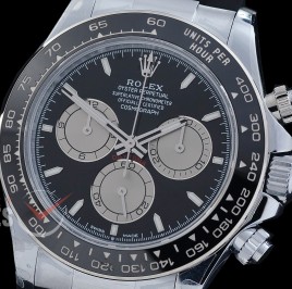 0 0 0 0 0 0 RLDS-126519-102RW QF 904L Steel Daytona 126519LN SS/RU Black Sticks 4131 Superclone - 72 Hours Power Reserve Movement / Extra Weighted