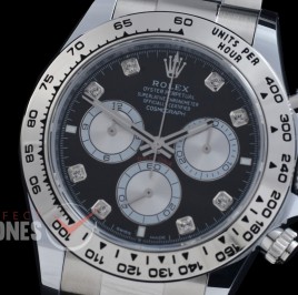 0 0 0 0 0 0 RLDS-126509-082W BTF 904L Steel Daytona 126509 SS/SS Black Diamonds 4131 Superclone - 72 Hours Power Reserve Movement / Extra Weighted 222g