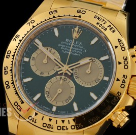 0 0 0 0 0 0 RLDF-126508-079W BTF 904L Steel Daytona 126508 YG/YG Green Sticks 4131 Superclone - 72 Hours Power Reserve Movement / Extra Weighted 222g