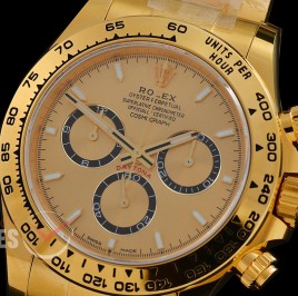 0 0 0 0 0 0 RLDF-126508-075W BTF 904L Steel Daytona 126508 YG/YG Champagne Gold Sticks 4131 Superclone - 72 Hours Power Reserve Movement / Extra Weighted 222g