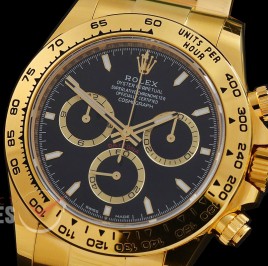 0 0 0 0 0 0 RLDF-126508-072W BTF 904L Steel Daytona 126508 YG/YG Black Sticks 4131 Superclone - 72 Hours Power Reserve Movement / Extra Weighted 222g
