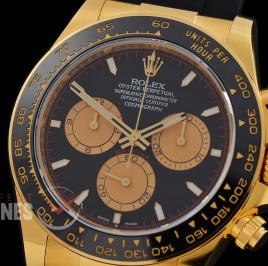 0 0 0 0 0 0 RLDF-126518-078RW BTF 904L Steel Daytona 126518 YG/RU Sunset Black Sticks 4131 Superclone - 72 Hours Power Reserve Movement / Extra Weighted 162g