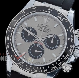 RLDS-126519-073RW BTF 904L Steel Daytona 126519 SS/RU Rhodium Grey Sticks 4131 Superclone - 72 Hours Power Reserve Movement / Extra Weighted 162g