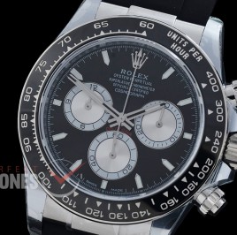 RLDS-126519-072RW BTF 904L Steel Daytona 126519 SS/RU Black Sticks 4131 Superclone - 72 Hours Power Reserve Movement / Extra Weighted 162g