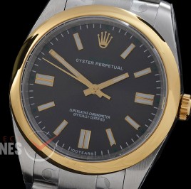 RLOY-41-016S Clean-F 904 Steel Osyter Perpetual 41mm 134300 100 Years of Oyster Special Edition SS/YG Rhodium Grey Sticks SH 3230 