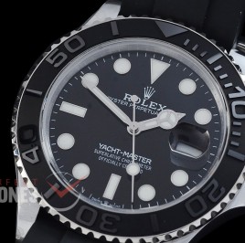 0 0 0 0 0 0 RYM-42-051W QF V2 904 Steel 2019 Yachtmaster 42 226659 Men Oysterflex CER/SS/RU Black VR 3235 - Extra Weighted