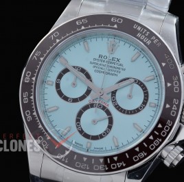 0 0 0 0 0 0 0 RLDS-126506-011 UFO-F 904L Steel Daytona 126506 SS/SS Ice Blue Sticks 4131 1-1 Free Sprung Balance Superclone - 72 Hours Power Reserve Movement 