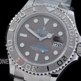 0 0 0 0 RYMEN00801 QF 126622 904L Steel Yachtmaster Men SS/SS Dark Rhodium Grey DD 3235 72 Hrs Reserve