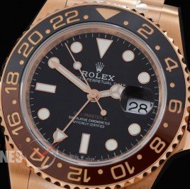 0 0 0 0 0 0 0 0 0 0 0 RLGFR00701W QF 2024 904L Steel GMT 126715CHNR RG/RG Oyster Black DD 3285 CHS Free Sprung - Extra Weighted 