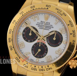 0 0 0 0 0 0 0 0 RLDF-4130-849RW QF V11 904L Steel Daytona 116518 YG/RU White Numeral 4130 Superclone - 72 Hours Power Reserve Movement / Extra Weighted