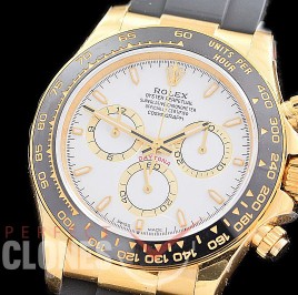 0 0 0 0 0 0 RLDF-126518-101RW QF 904L Steel Daytona 126518LN YG/CER/RU White Sticks 4131 Superclone - 72 Hours Power Reserve Movement / Extra Weighted