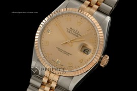RDJMT10023 14K Wrapped Gold Dial Diam/Num Markers Eta 2836-2