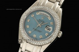 RLDDS10083 SS Masterpiece MOP Blue Dial Diam Markers/Bez Eta