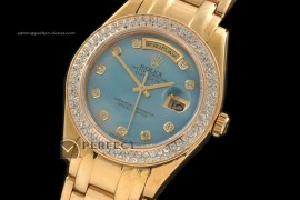 RLDDF10092 FG Masterpiece MOP Blue Dial Diam Markers/Bez Eta