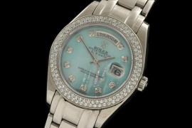 RLDDS10084 SS Masterpiece MOP Green Dial Diam Markers/Bez Eta