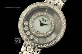 CP10019 Happy Diamonds Ladies SS Black Swiss Quartz Original Mov