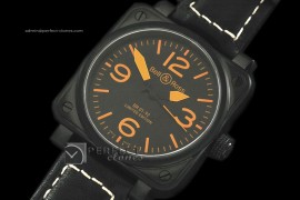 BO01003 BR Instrument 01-092 PVD Black/Orange 39mm Asia 21J