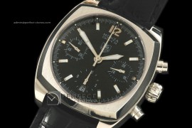 TG10033 Monza Chronograph SS/LE Stk Black Asia 775Chronos