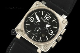 BO10011 BR Instrument 01-94 Chrono SS Black 46mm Swiss Qtz