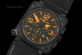 BO10012 BR Instrument 01-94 Limited Ed Chrono PVD Black/Orange 4