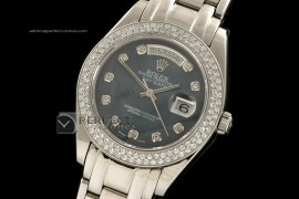 RLDDS10085 SS Masterpiece MOP Grey Dial Diam Markers/Bez Eta NEW