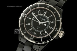 CHA10016 J12 Black Ceramic Men Japanese Quartz