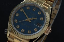 RDJLF1001FG Blue Dial Diamond Markers Eta 2671-2