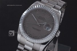 RDJMS10016 SS Grey Dial Roman Markers Swiss Eta2836-2