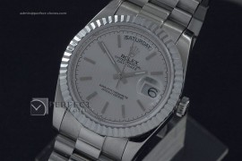 RLDDS10008 SS Silver Tux Dial Sticks Marker Swiss Eta 2836-2