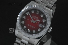 RDJMS10019 SS Burnt Marron Dial Diamond Markers Eta 2836-2