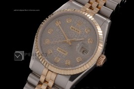 RDJMT100114K Wrapped Jubilee Grey Dial Diamond Markers 2836