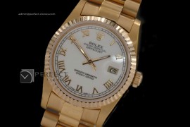 RDJMF10005 FG White Dial Roman Markers Swiss Eta 2836-2