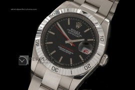 RDJMS10092 SS TURN O GRAPH Oys SS Black Swiss Eta 2836-2
