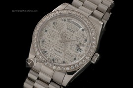 RLDDS1002SS Full Diamonds Dial/Bezel Ruby Markers Eta 2836-2