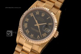 RDJMF10009 FG Black Dial Roman Markers Swiss Eta 2836-2