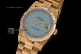 RDJMF10011 FG Sky Blue Dial Roman Markers Swiss Eta 2836-2