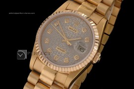 RDJMF10016 FG Grey Jubilee Dial Diamond Markers Swiss Eta 2836-2