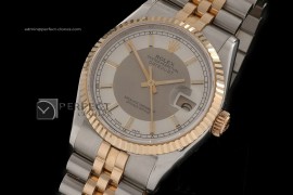 RDJMT10013 14K Wrapped 2-Tone Dial Stick Markers Eta 2836-2