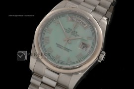 RLDDS10014 SS MOP Green Dial Roman Marker Swiss Eta 2836-2