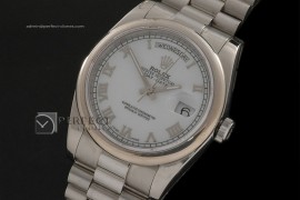 RLDDS10058 SS White Dial Roman Marker Swiss Eta 2836-2