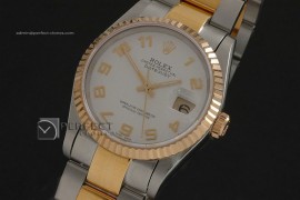 RDJMT10029 TT Wht Jub Dial Num Markers Osyter Eta 2836-2