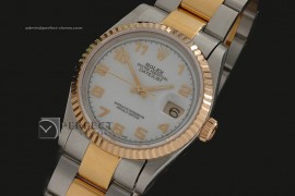 RDJMT1003TT White Dial Num Markers Osyter Eta 2836-2