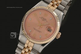 RDJMT10019 14K Wrapped Salmon Dial Stk/Num Markers Swiss Eta2836