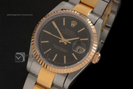 RDJMT10032 TT Black Dial Stick Markers Osyter Eta 2836-2