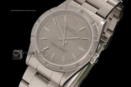 RLOY10002 SS Grey Dial Bark Bezel Stick Marker Swiss Eta 2836-2