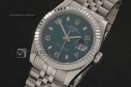 RDJMS10032 SS Green Dial Num/Stk Markers Eta 2836-2