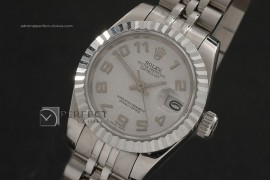 RDJLS10057 SS White Dial Jubilee Numeral Marker Swiss Eta2671